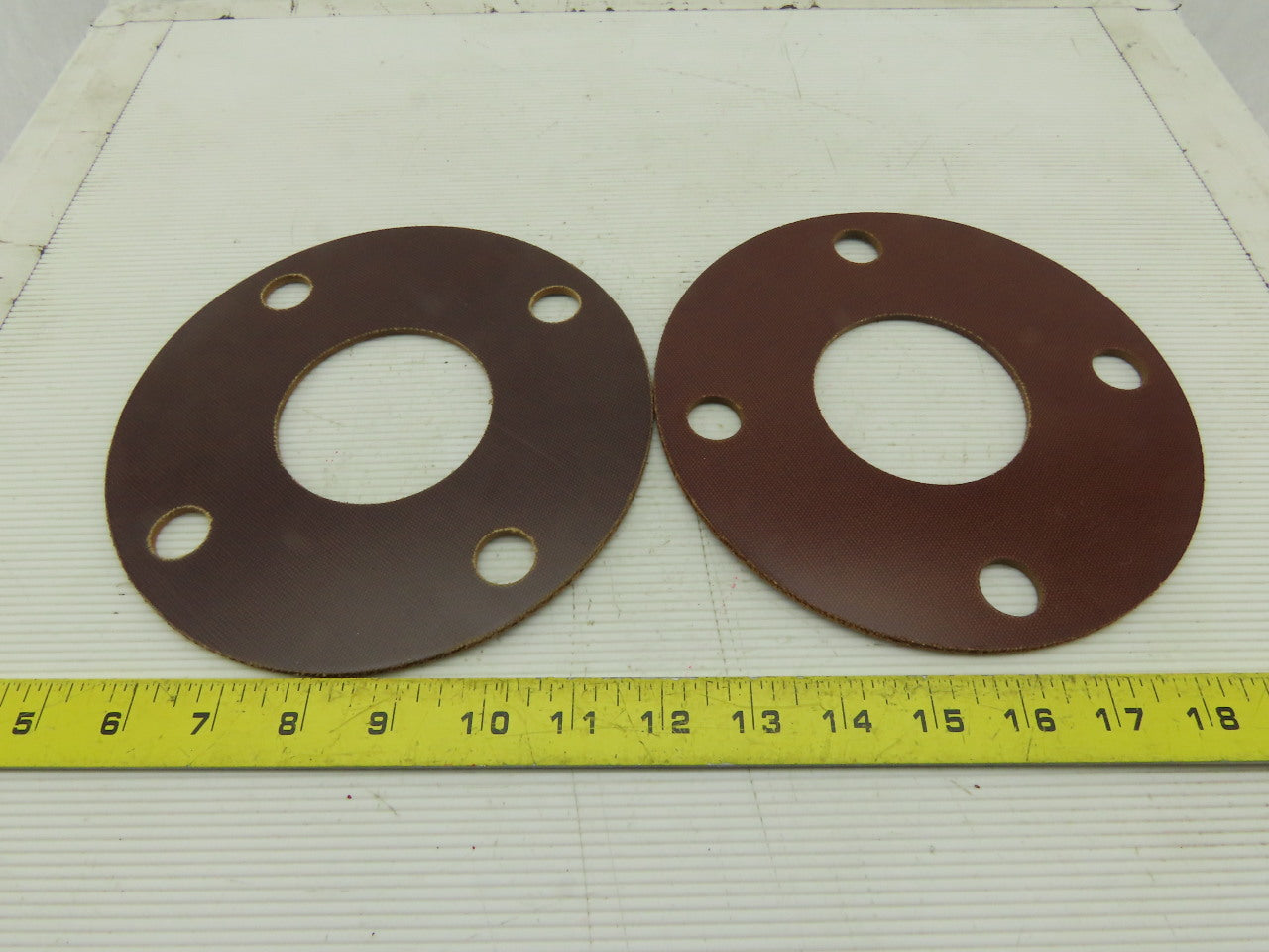 3" #150 4 Bolt Flange Phenolic Type E Insulate Gaskets Lot Of 2