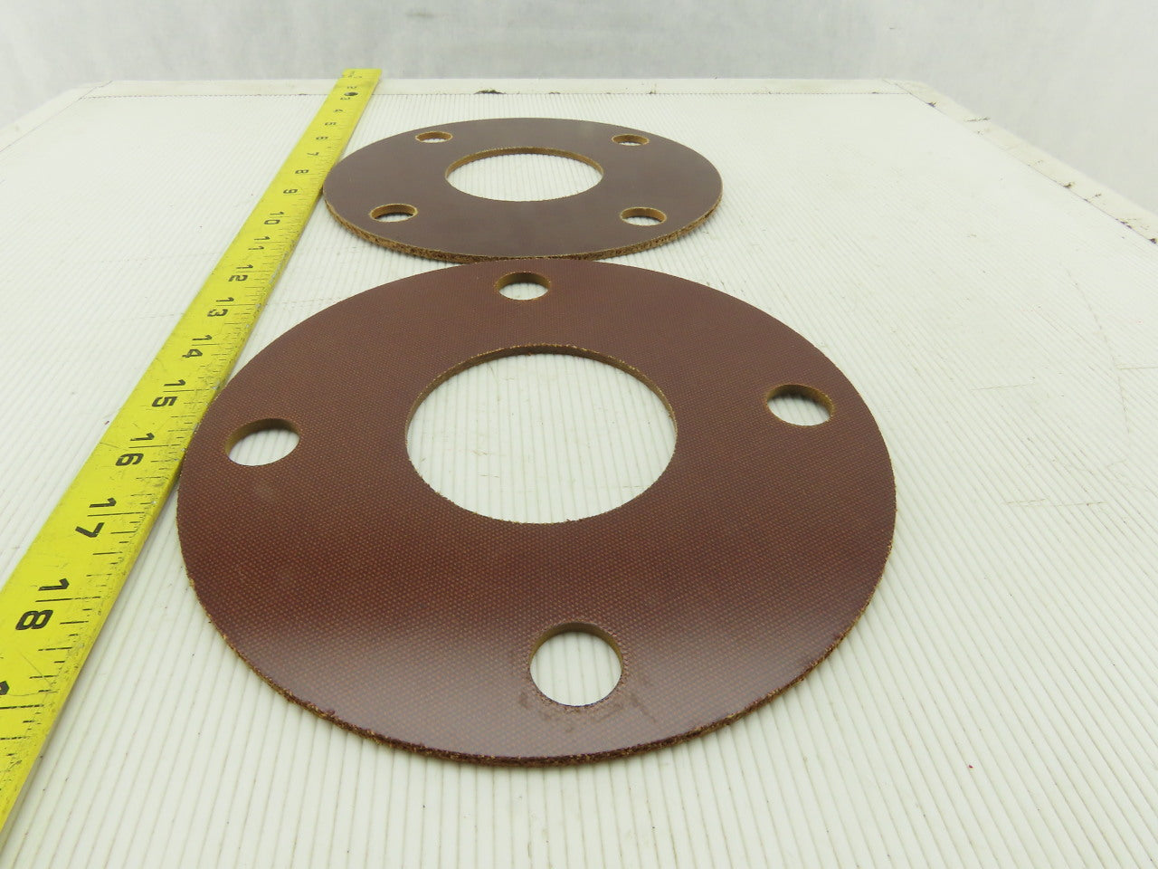 3" #150 4 Bolt Flange Phenolic Type E Insulate Gaskets Lot Of 2