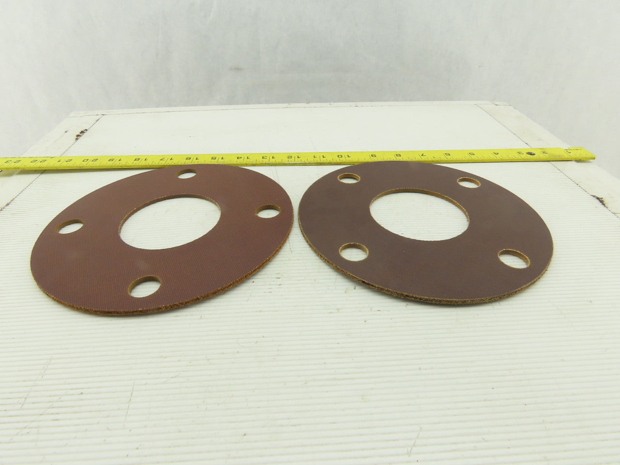 3" #150 4 Bolt Flange Phenolic Type E Insulate Gaskets Lot Of 2