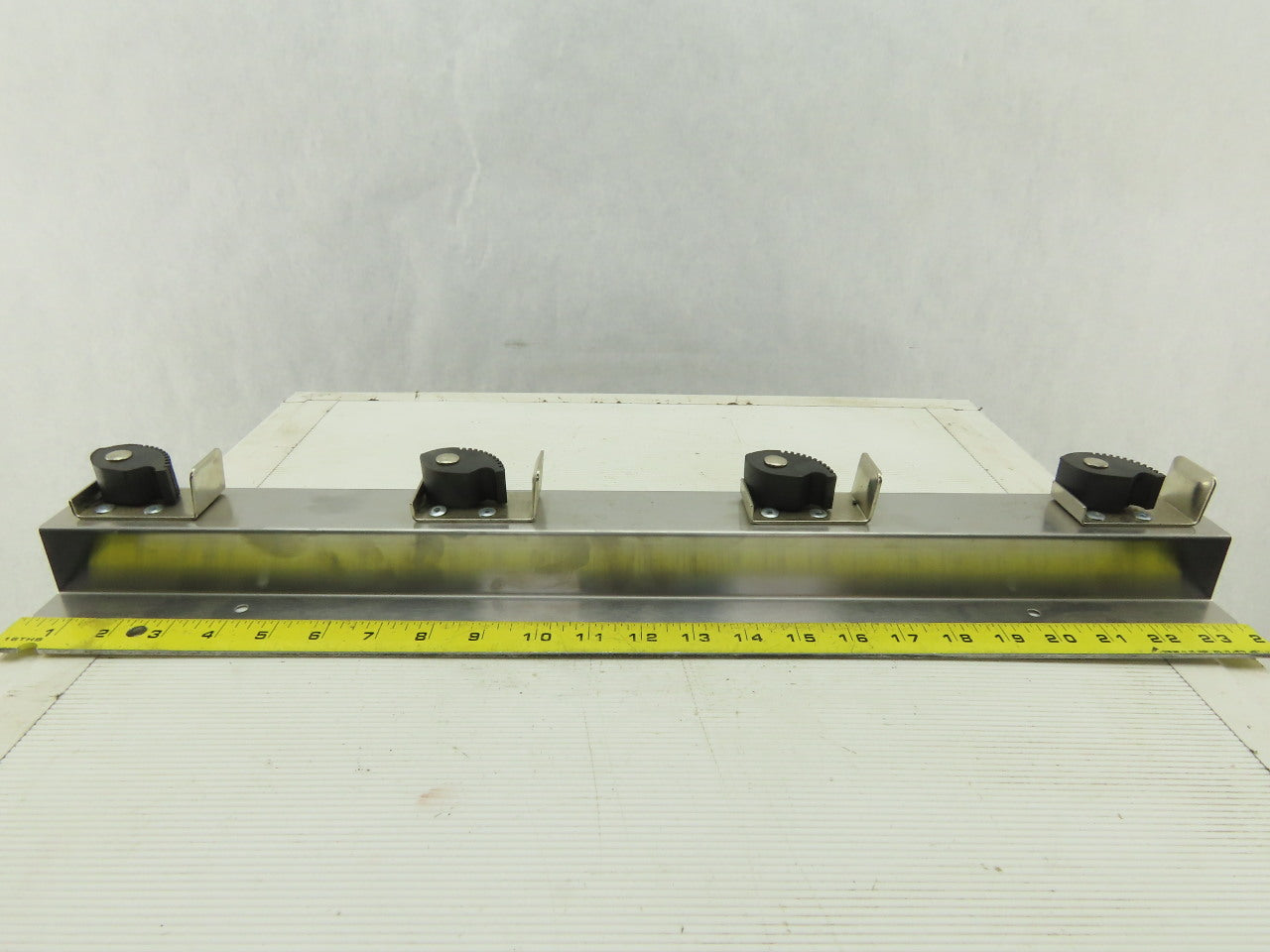 ASI-American Specialties, Inc. Mop & Broom Wall Mount 4 Hooks 24" Long