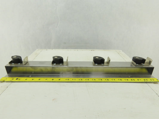 ASI-American Specialties, Inc. Mop & Broom Wall Mount 4 Hooks 24" Long