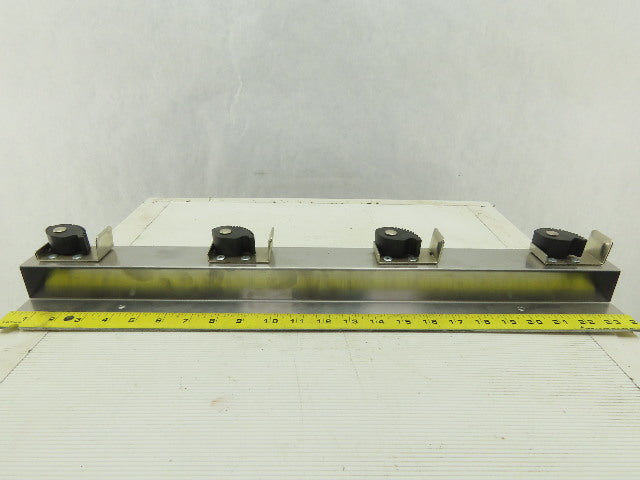 ASI-American Specialties, Inc. Mop & Broom Wall Mount 4 Hooks 24" Long