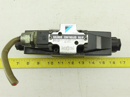 Daikin KSO-G02-2CA-10-N 3 Position Hydraulic Control Valve W/ Throttle Check