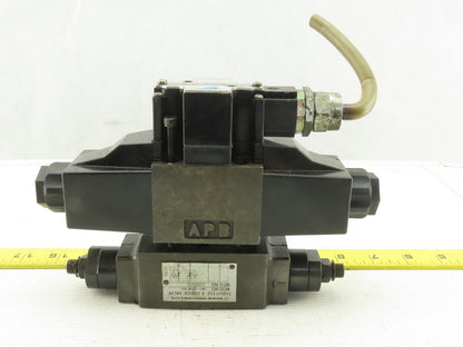 Daikin KSO-G02-2CA-10-N 3 Position Hydraulic Control Valve W/ Throttle Check