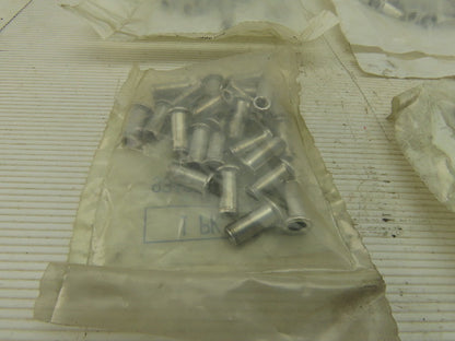 Atlas 93482A711 1/4-20" Aluminum Blind Rivet Nut Lot Of 4 Bags (100 Total)