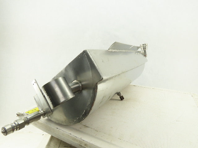 22-1/2" x 10" Stainless Steel Open Top Coolant Or Heated Jacketed Vessel  6 Gal
