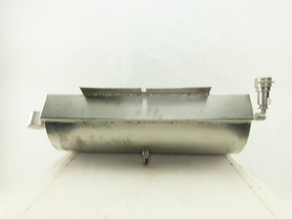 22-1/2" x 10" Stainless Steel Open Top Coolant Or Heated Jacketed Vessel  6 Gal