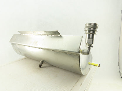 22-1/2" x 10" Stainless Steel Open Top Coolant Or Heated Jacketed Vessel  6 Gal