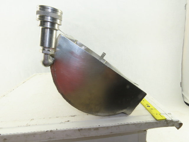 22-1/2" x 10" Stainless Steel Open Top Coolant Or Heated Jacketed Vessel  6 Gal