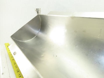 22-1/2" x 10" Stainless Steel Open Top Coolant Or Heated Jacketed Vessel  6 Gal