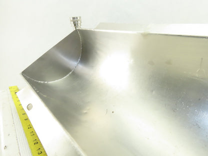 22-1/2" x 10" Stainless Steel Open Top Coolant Or Heated Jacketed Vessel  6 Gal