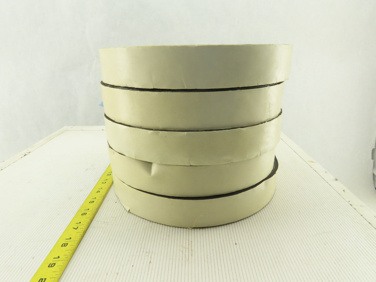 1-1/2" x 4mm Thick Cellulose Adhesive Back Foam Tape 35' Rolls Lot Of 5