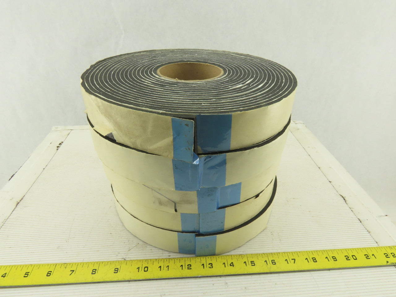 1-1/2" x 4mm Thick Cellulose Adhesive Back Foam Tape 35' Rolls Lot Of 5