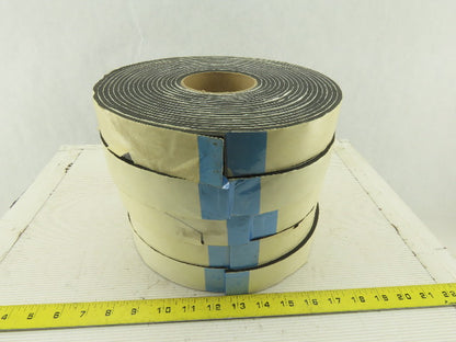 1-1/2" x 4mm Thick Cellulose Adhesive Back Foam Tape 35' Rolls Lot Of 5