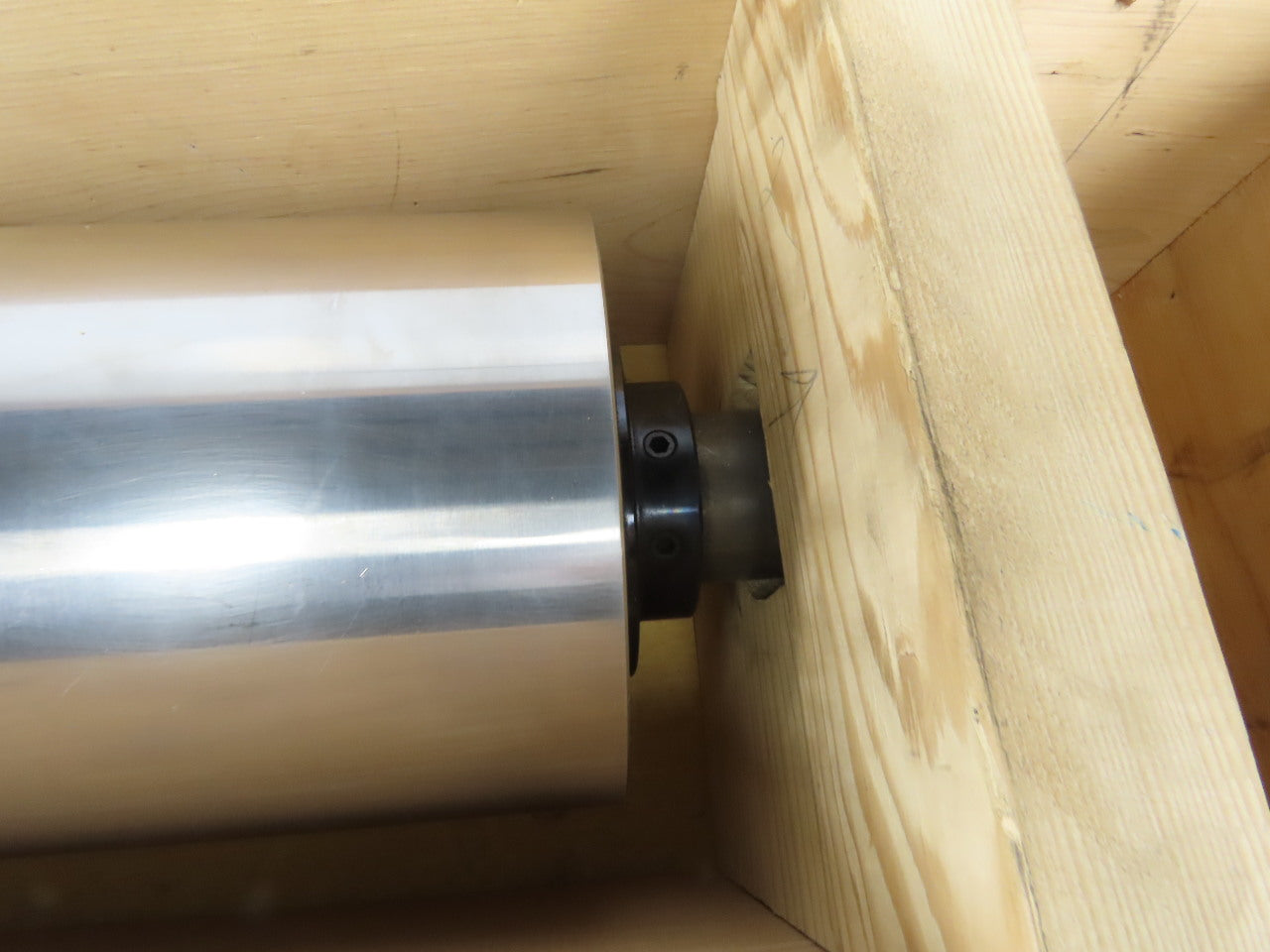 6.5" OD x 56" Face Width Straightener Unwinder Idler Roller 66-1/2" OAL
