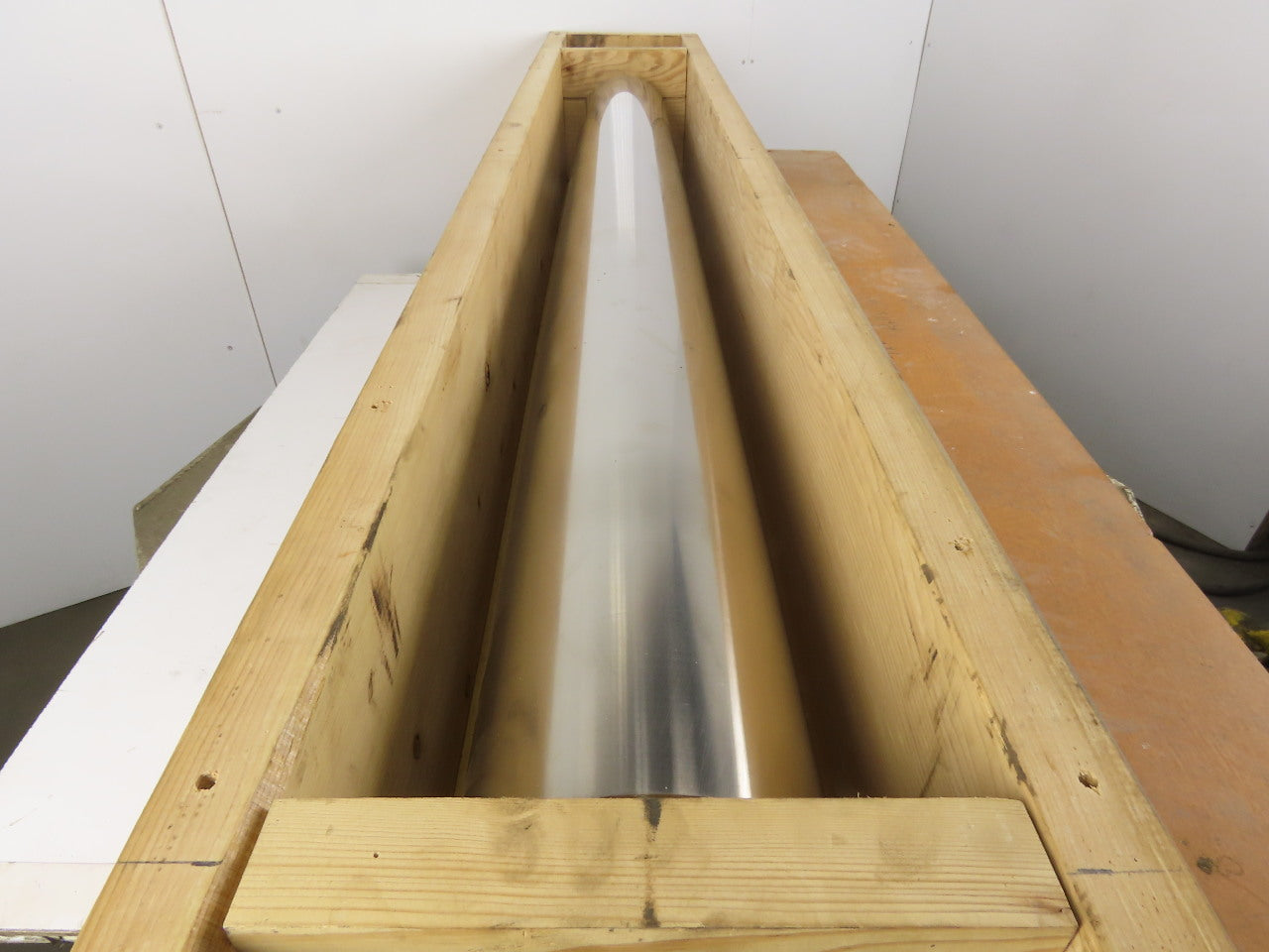 6.5" OD x 56" Face Width Straightener Unwinder Idler Roller 66-1/2" OAL