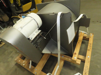 Chicago 22-1/4 10Hp 1755RPM 36"x36" Intake Bottom Horizontal Airfoil Blower