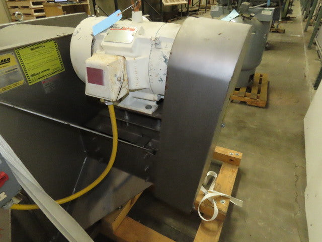 Chicago 22-1/4 10Hp 1755RPM 36"x36" Intake Bottom Horizontal Airfoil Blower