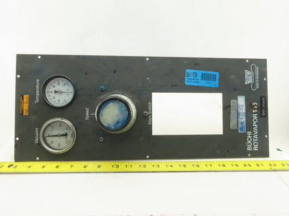 Buchi Rotavapor 186 Operator Panel Gages Speed Control Parts/Repair