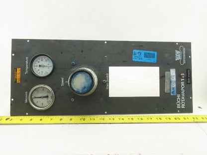 Buchi Rotavapor 186 Operator Panel Gages Speed Control Parts/Repair