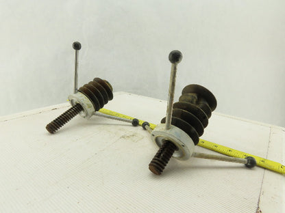 Buchi Rotavapor 186 Worm Gear Hand Cranks Laboratory Rotary Evaporator  Lot Of 2