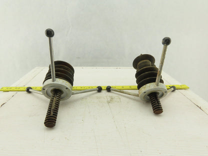 Buchi Rotavapor 186 Worm Gear Hand Cranks Laboratory Rotary Evaporator  Lot Of 2