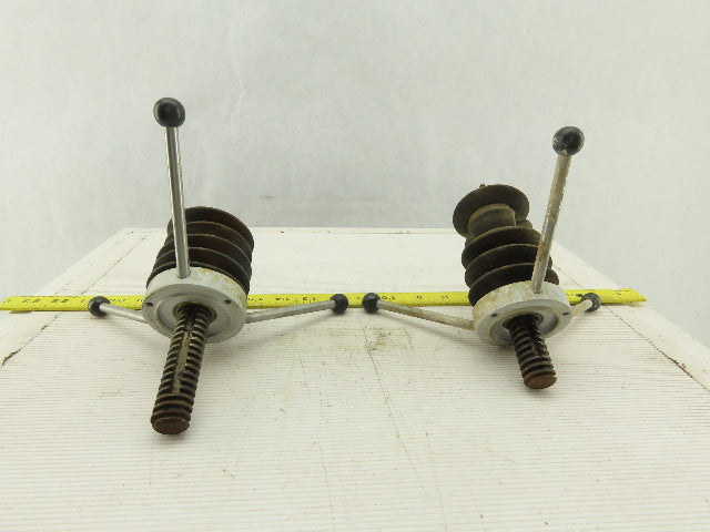 Buchi Rotavapor 186 Worm Gear Hand Cranks Laboratory Rotary Evaporator  Lot Of 2