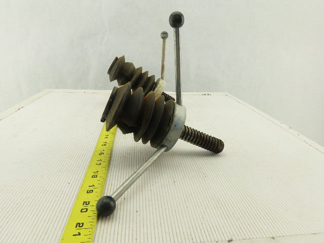 Buchi Rotavapor 186 Worm Gear Hand Cranks Laboratory Rotary Evaporator  Lot Of 2