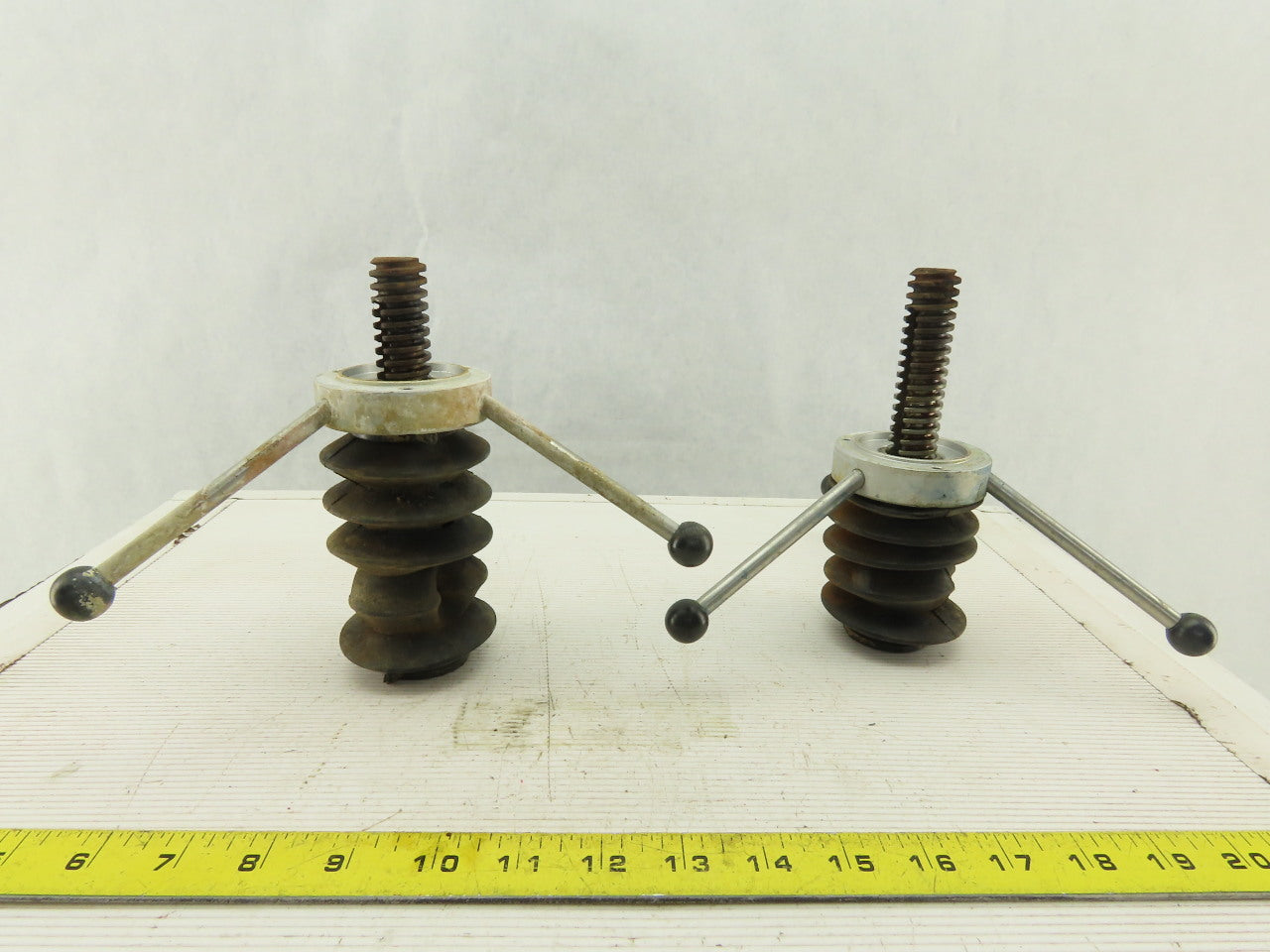 Buchi Rotavapor 186 Worm Gear Hand Cranks Laboratory Rotary Evaporator  Lot Of 2