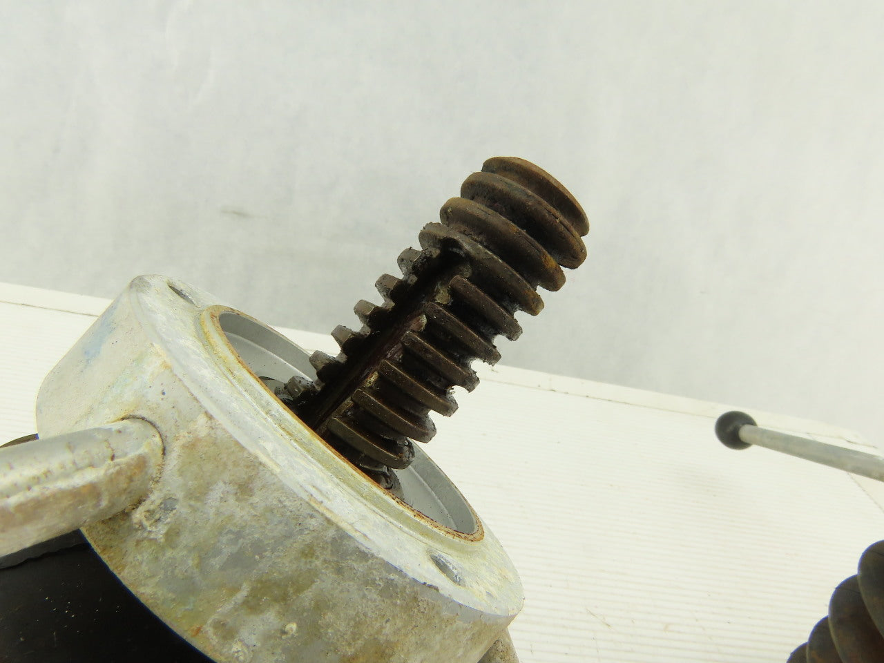 Buchi Rotavapor 186 Worm Gear Hand Cranks Laboratory Rotary Evaporator  Lot Of 2