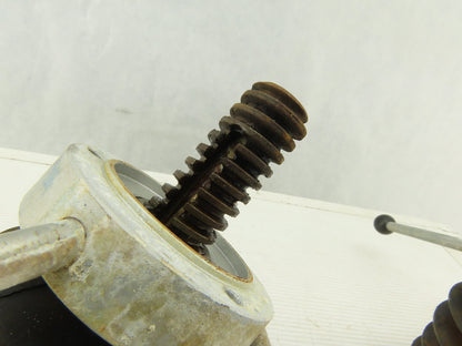 Buchi Rotavapor 186 Worm Gear Hand Cranks Laboratory Rotary Evaporator  Lot Of 2