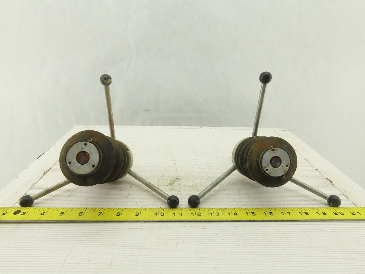 Buchi Rotavapor 186 Worm Gear Hand Cranks Laboratory Rotary Evaporator  Lot Of 2