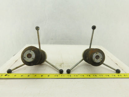 Buchi Rotavapor 186 Worm Gear Hand Cranks Laboratory Rotary Evaporator  Lot Of 2