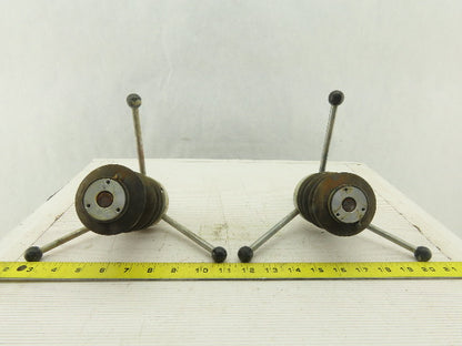 Buchi Rotavapor 186 Worm Gear Hand Cranks Laboratory Rotary Evaporator  Lot Of 2