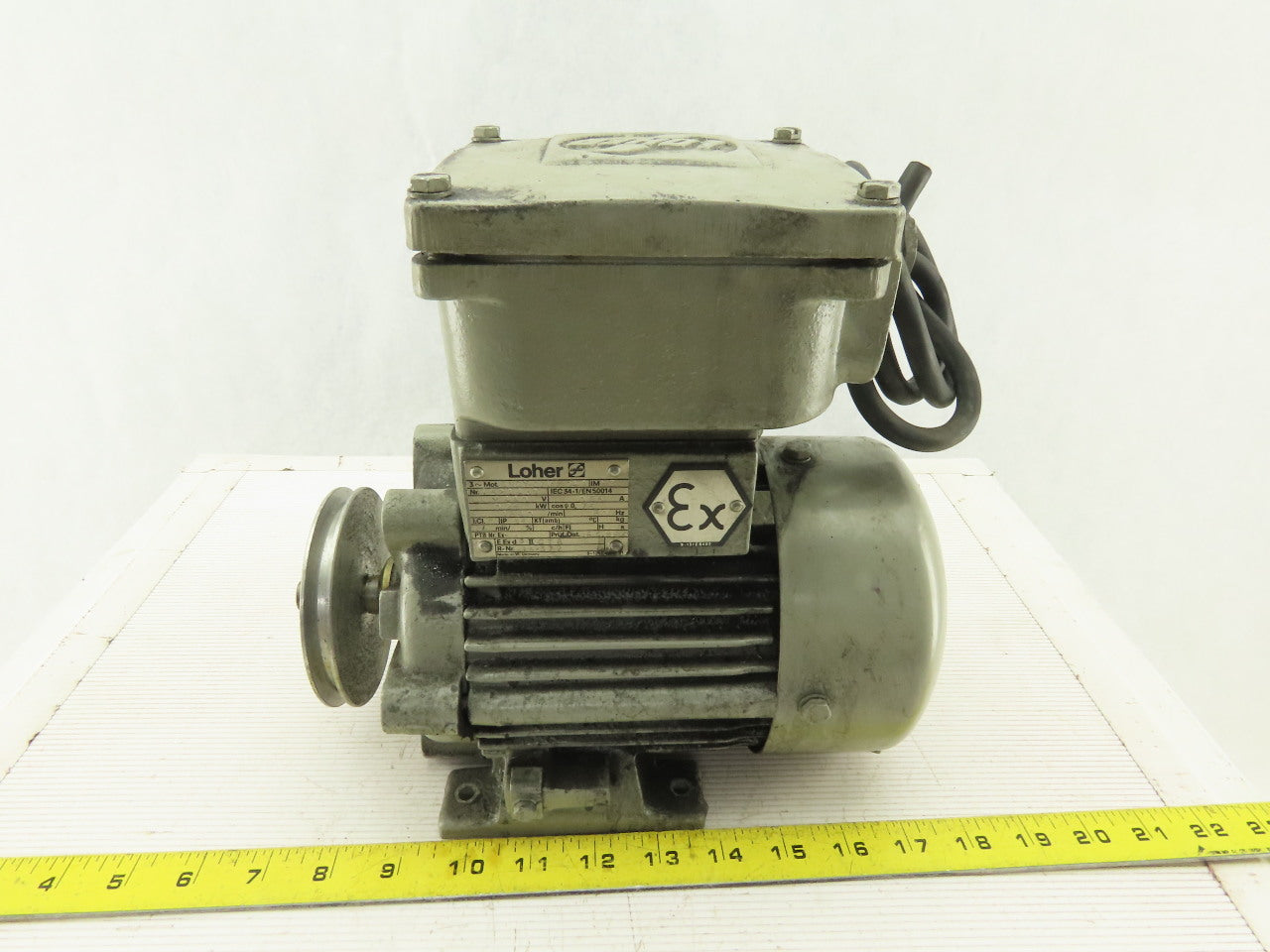 Loher DNGY-071AB-04 0.25kW 1690RPM 440Y 60Hz AC Motor