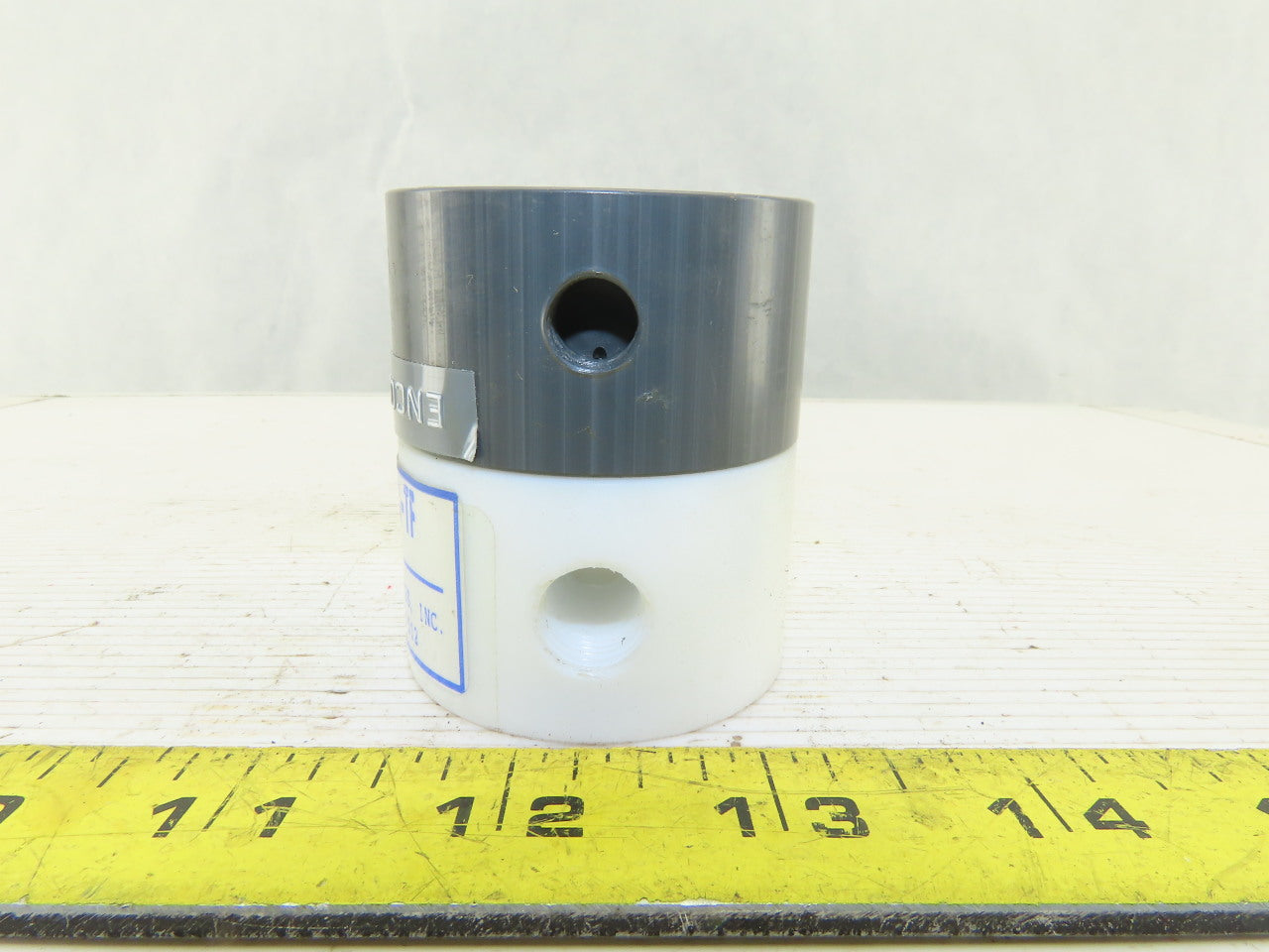 Plast-O-Matic BSDA025T-NC-TF 1/4" Teflon Shut Off Valve NC Air Pilot
