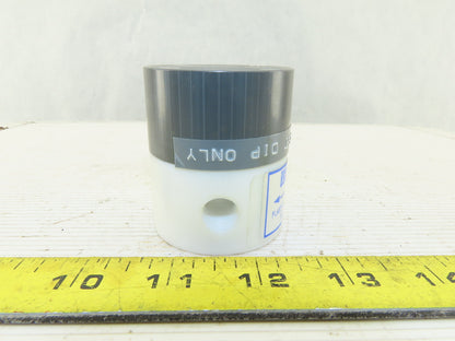 Plast-O-Matic BSDA025T-NC-TF 1/4" Teflon Shut Off Valve NC Air Pilot