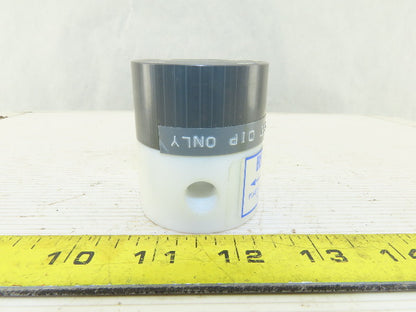 Plast-O-Matic BSDA025T-NC-TF 1/4" Teflon Shut Off Valve NC Air Pilot