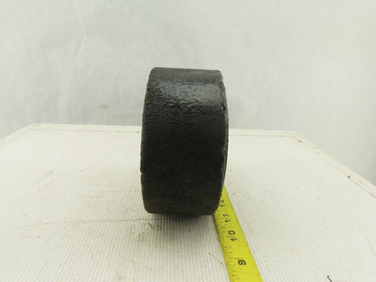 6" x 3" Rubber Over Steel Heavy Duty Drive Wheel Caster 25mm Bore