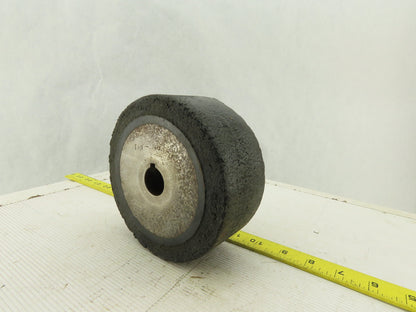 6" x 3" Rubber Over Steel Heavy Duty Drive Wheel Caster 25mm Bore