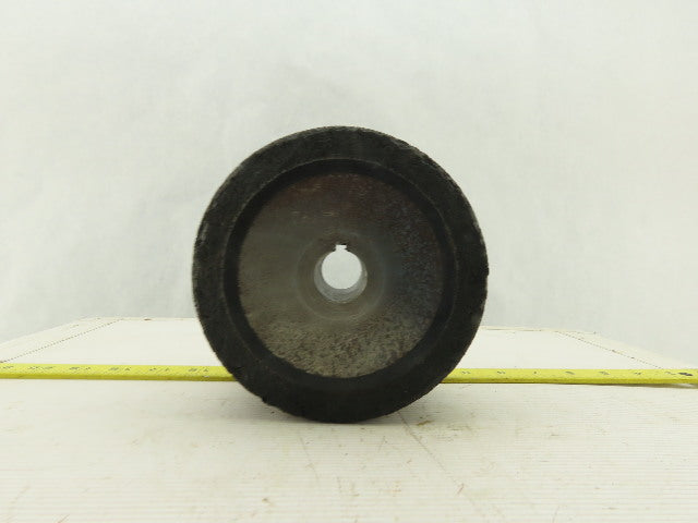 6" x 3" Rubber Over Steel Heavy Duty Drive Wheel Caster 25mm Bore