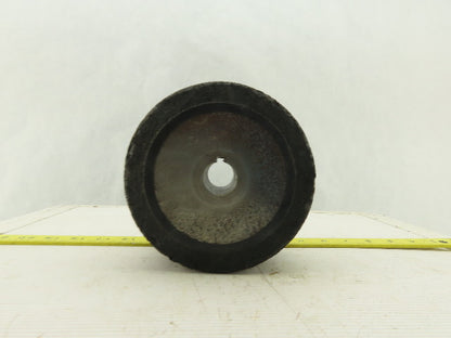 6" x 3" Rubber Over Steel Heavy Duty Drive Wheel Caster 25mm Bore