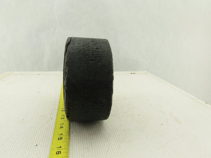6" x 3" Rubber Over Steel Heavy Duty Drive Wheel Caster 25mm Bore