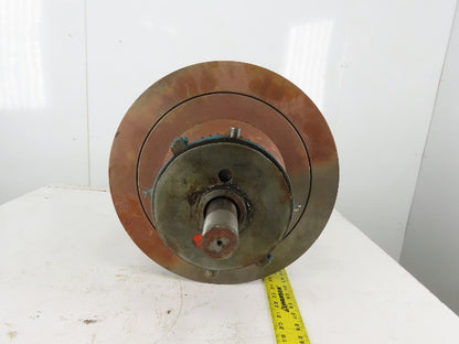 16" OD 4 Belt Drive Flywheel Sheave Clutch Assembly Slitter Rewinder