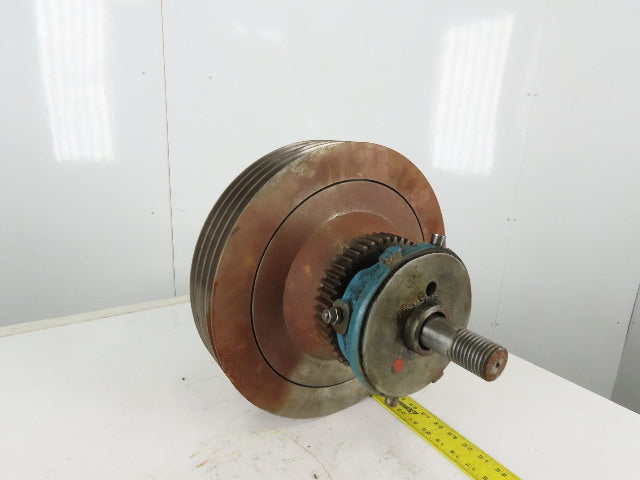 16" OD 4 Belt Drive Flywheel Sheave Clutch Assembly Slitter Rewinder