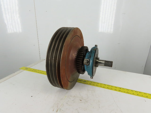 16" OD 4 Belt Drive Flywheel Sheave Clutch Assembly Slitter Rewinder