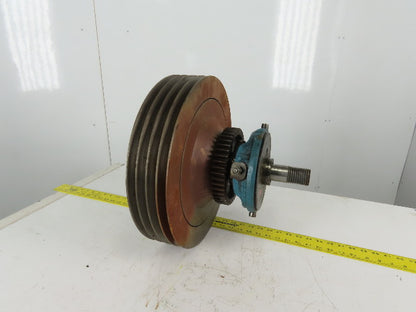 16" OD 4 Belt Drive Flywheel Sheave Clutch Assembly Slitter Rewinder