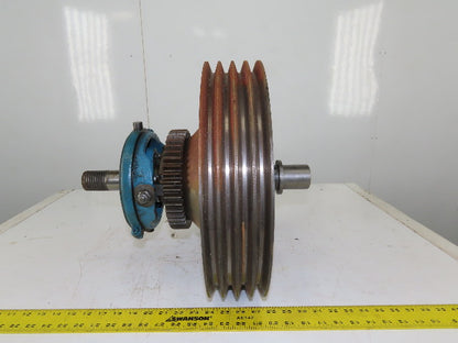 16" OD 4 Belt Drive Flywheel Sheave Clutch Assembly Slitter Rewinder