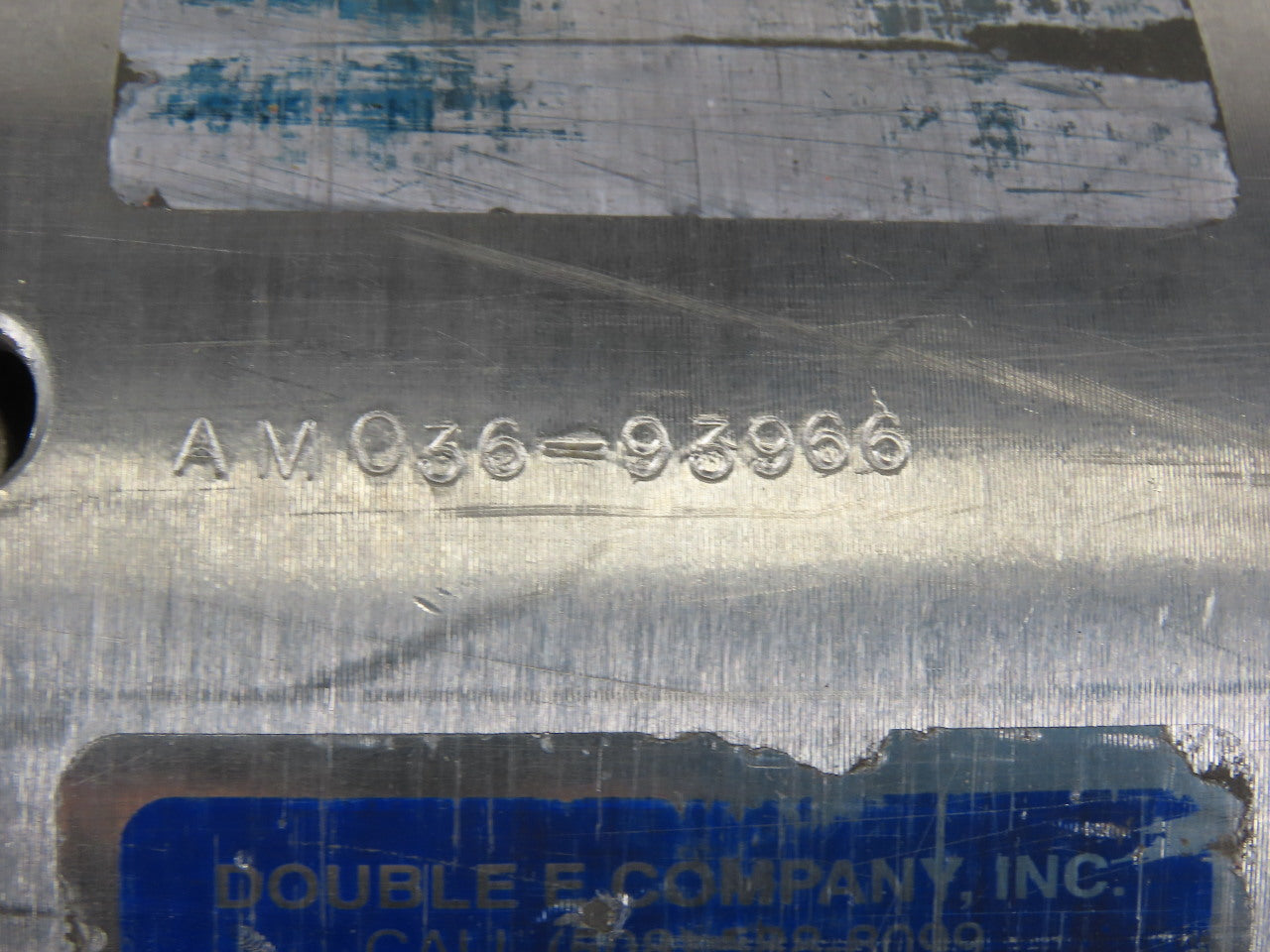 Double E Duralight 6" OD x 48" Face Aluminum Expanding Web Roll Core Shaft