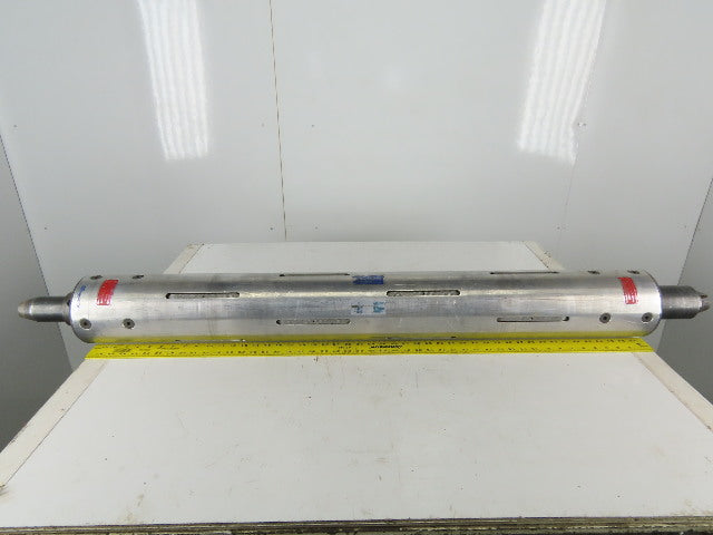 Double E Duralight 6" OD x 48" Face Aluminum Expanding Web Roll Core Shaft